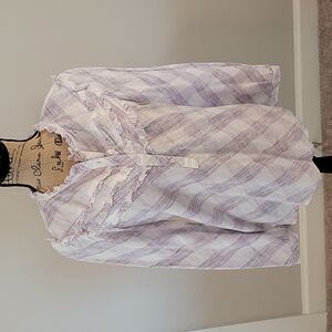 #46 NWT William Rast plaid shirt